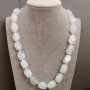 Moonstone Opalite Necklace, length 49 cm+