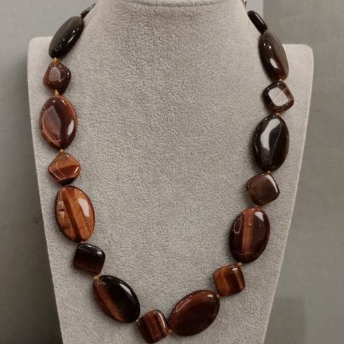 Bull's-Eye Necklace, Length 51 cm+