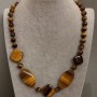 Tiger's Eye Necklace, 48 cm+