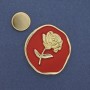 Magnetic Brooch Accent, enamel and gold-tone metal, 41mm+