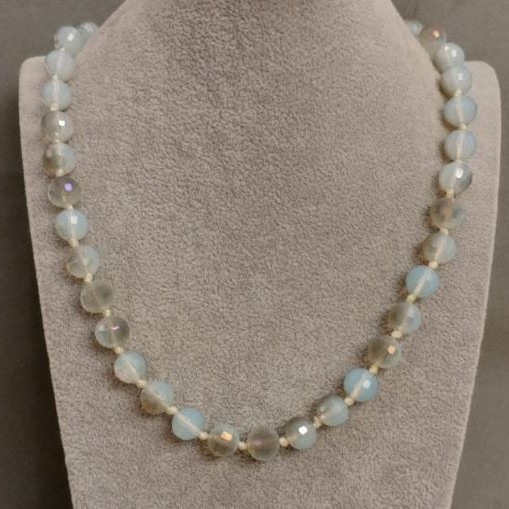 Necklace Czech crystal, length 49 cm+
