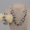Set of freshwater pearls and Czech crystal necklace, length 49 cm ±; bracelet length 19 cm ±; with clasp