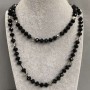 Long Czech Crystal Necklace, 120 cm+