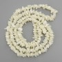 Mother-of-Pearl Microbeads, 9-12×2-5 mm, 84 cm on thread