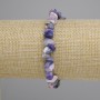 Sodalite Chip Bead Bracelet on Stretch Cord, diameter 7–10×2–6 mm, length 18 cm ±