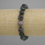 Jasper multifaceted bracelet, diameter 10x9 mm ±, length 18 cm ±, stretch