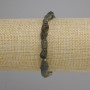 Labradorite tumbled beads bracelet, diameter 7–9×5–7 mm, 5 mm +/-; length 18 cm +/- stretch