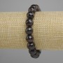 Garnet bracelet with faceted beads, diameter 10.5 mm ±, length 18 cm ±, stretch bracelet