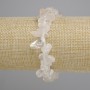 Bracelet Rock Crystal faceted beads, diameter 10-16×5-9 mm ±, length 18 cm ± stretch