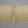 Bracelet Strawberry Quartz Tumbled, diameter 6-10 mm, 5×6-7 mm, 5 mm±, length 18 cm ± stretch