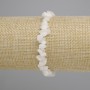 Adularia Chip Bracelet, 7–10 mm diameter, 5×2–5 mm chips, 18 cm length, stretch