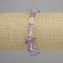 Amethyst Chip Bracelet, 5–10×2–4 mm, 18 cm stretch