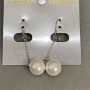 Majorica pearl earrings, 40 mm length +