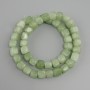 Chrysolite (Olivine) Cube Beads, Diameter 8–9 mm ±, Length 38 cm ±