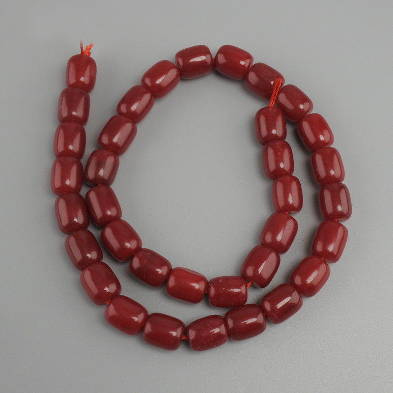 Tourmaline barrel beads, diameter 10.5-11×9 mm, length 38 cm ±