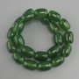 Agate Barrel Beads, 18×13 mm, length approx. 39 cm, on thread