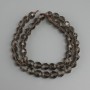 Smoky Quartz Beads, Faceted, 8 x 7.5 mm, length 38 cm