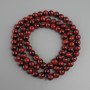 Red Tiger's Eye Beads (per piece) Smooth Round Beads, 10mm diameter, 80cm length, on thread