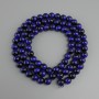 Blue Tiger's Eye Beads (Single) Smooth Spheres, 10 mm Diameter ±, 80 cm Length ± on Fishing Line