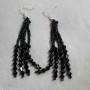 Earrings with Czech crystal, length 90 mm +