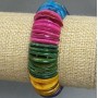Mother-of-Pearl Bracelet, 18 cm Length, Stretch