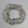 Labradorite chips beads, diameter 6–11×3–6 mm, length 78 mm ±, on a fishing line