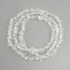 Rock Crystal Chip Beads, diameter 7-15×3-6 mm, length 78 cm ± on thread
