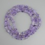 Amethyst Chip Beads, 5-8×2-3 mm, 5 mm±, 80 cm± on thread