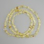 Citrine chip beads, diameter 5-11×2-4 mm, length 80 cm on thread