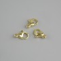 Price per 1 pc. Carabiner clasp, diameter 15x8 mm, gold color