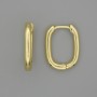 Gold-toned Ear Wires for Earrings 18×2.5 mm - Pair