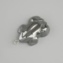 Hematite Frog Pendant, diameter 32×21 mm+