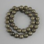 Pyrite Beads, Smooth Ball, Diameter 10.5 mm, Length 38 cm ±