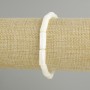 Bracelet with Mother-of-Pearl Cylinders, diameter 15×6 mm, length 18 cm ± stretch