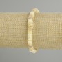 Bracelet with Skafarka shell rondelle, diameter 6×1.5-2 mm, length 18 cm ± stretch