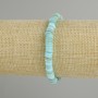 Bracelet made from Skafarka shell, rondelle beads, diameter 6×2 mm, length 18 cm, stretch