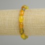 Bracelet Agate Grain, diameter 12x8 mm, length 18 cm, stretch bracelet