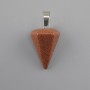 Pendant Aventurine Golden Sand Pendulum 28x20x14 mm+