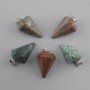 Pendant Moss Agate Pendulum 28x20x14 mm+