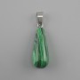 Pendant Malachite Drop 10x26x36mm+