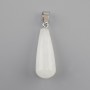 Drop Pendant with Rock Crystal 10×26×36 mm+
