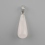 Drop Pendant Rose Quartz 10x26x36mm+