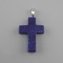 Cross Pendant Lapis Lazuli 18×26×34 mm+
