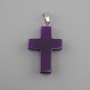 Sugilite Cross Pendant