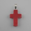 Tourmaline Cross Pendant 18x26x34 mm+