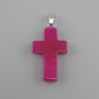 Tourmaline Cross Pendant 18x26x34 mm+