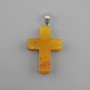 Pendant Cross Citrine 18×26×34 mm+