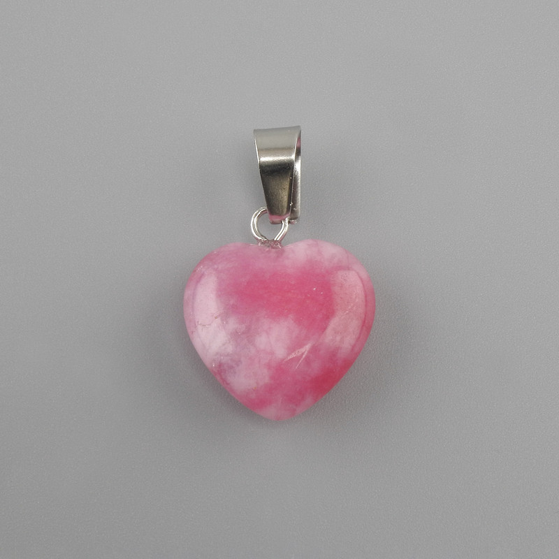Heart Pendant Tourmaline 16×16×24 mm+