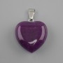 Pendant Sugilite Heart 20×20×28 mm+