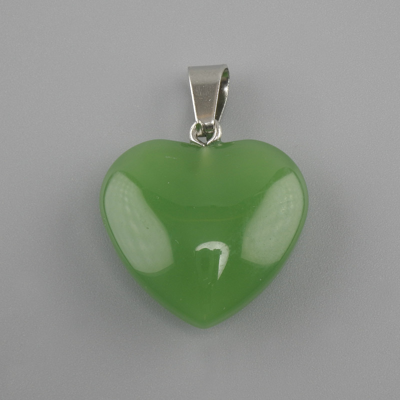 Heart Jade Pendant 20×20×28 mm+